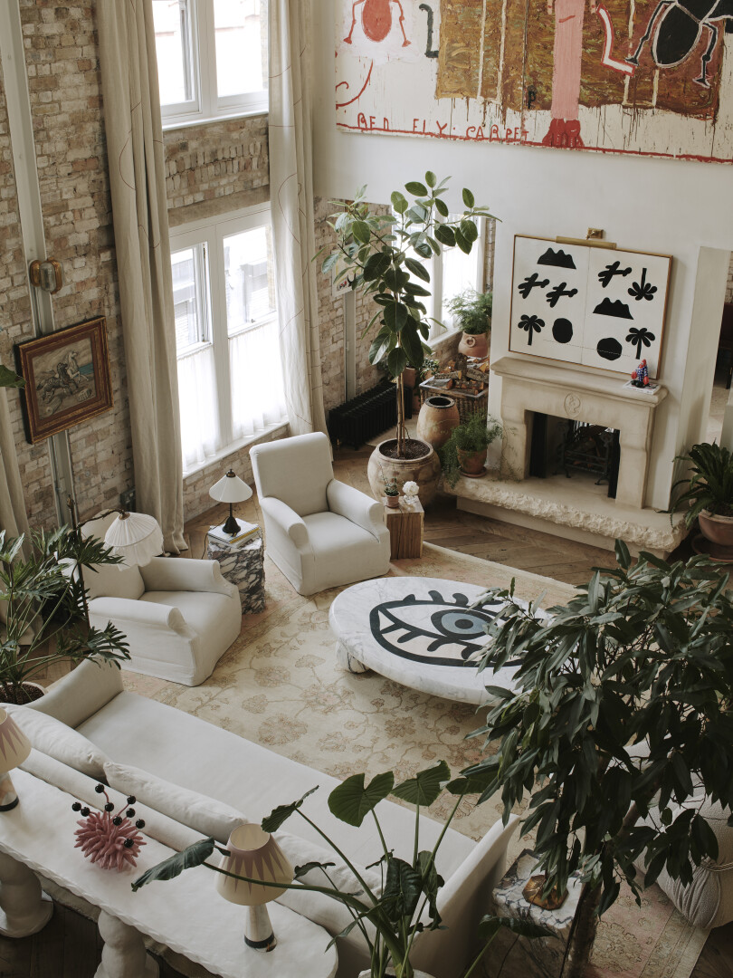 Chez Charlotte et Philip Colbert à Londres.